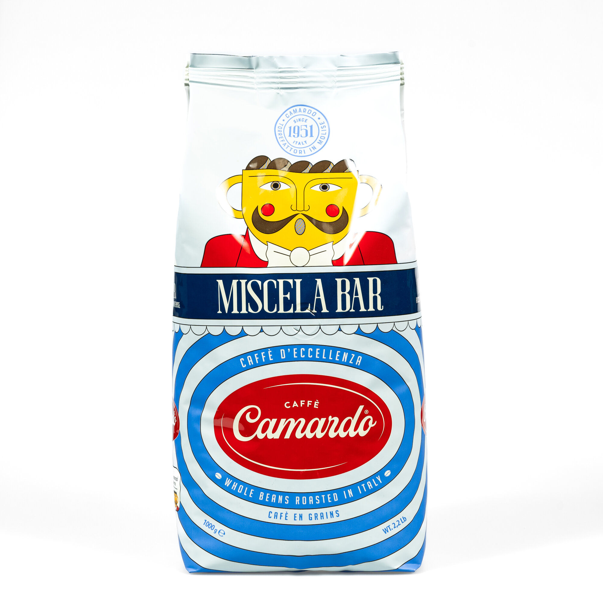 Кофе в зёрнах Camardo Professional MISCELA BAR 1000g