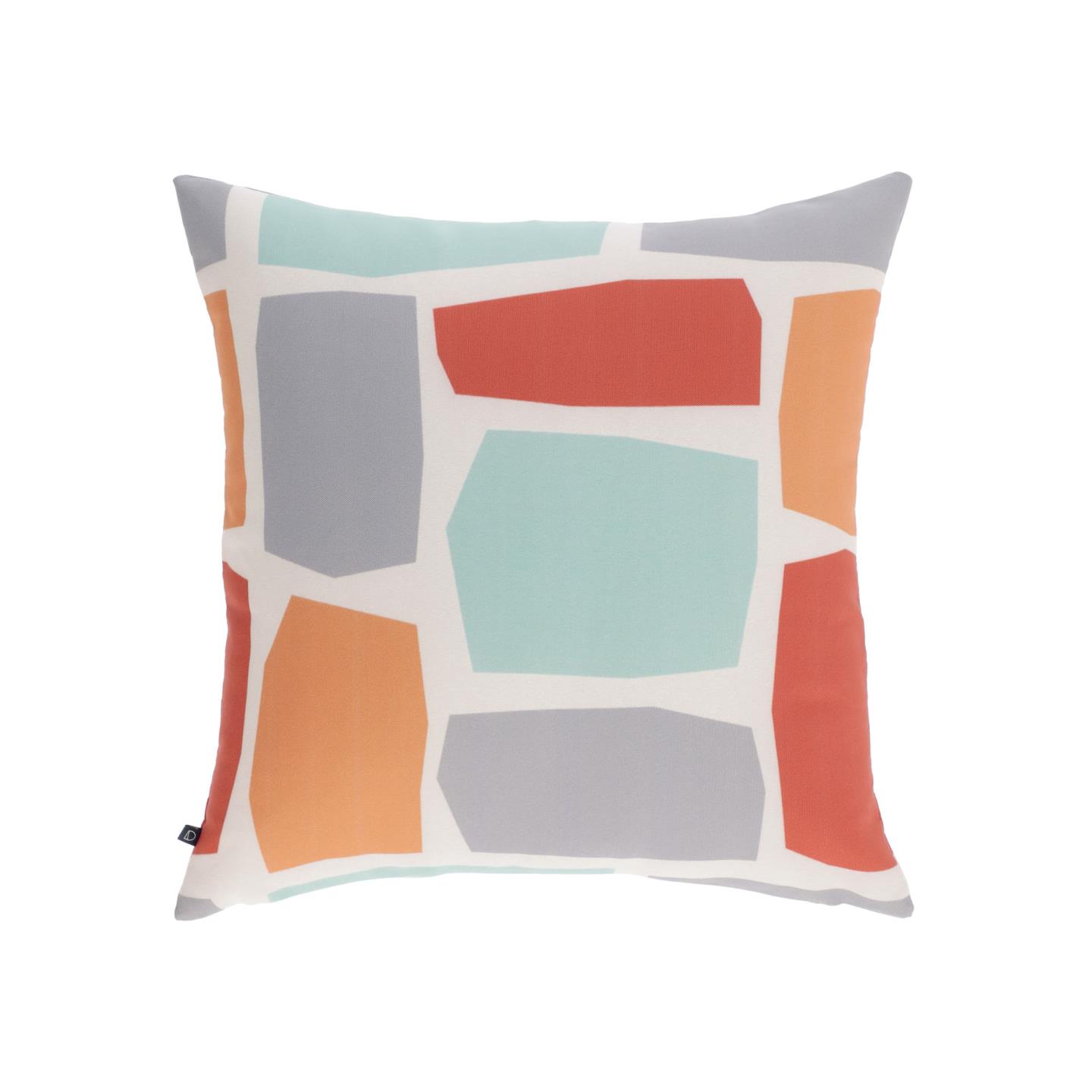 фото Чехол для подушки calantina разноцветный с квадратами 45x45 см la forma
