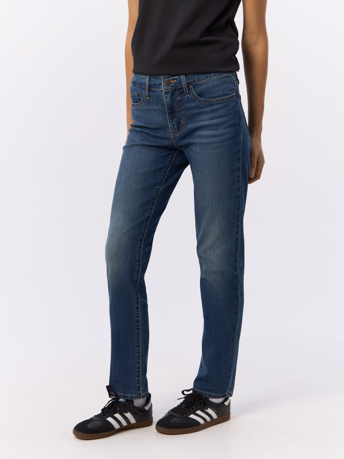 

Джинсы женские Levi's 19627 синие 30-30, Синий, 312