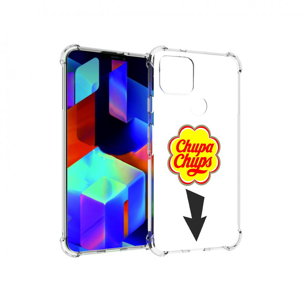 

Чехол MyPads Tocco для Google Pixel 5 чупа чупс, Прозрачный, Tocco
