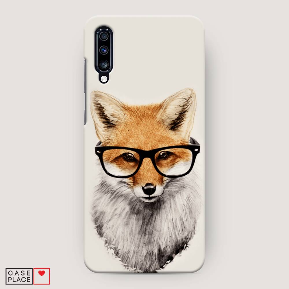 

Пластиковый чехол "Лиса в очках" на Samsung Galaxy A70, 28120-7