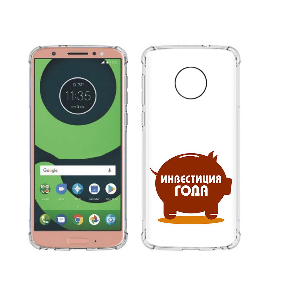 

Чехол MyPads Tocco для Motorola Moto G6 инвестиция (PT99805.376.376), Прозрачный, Tocco