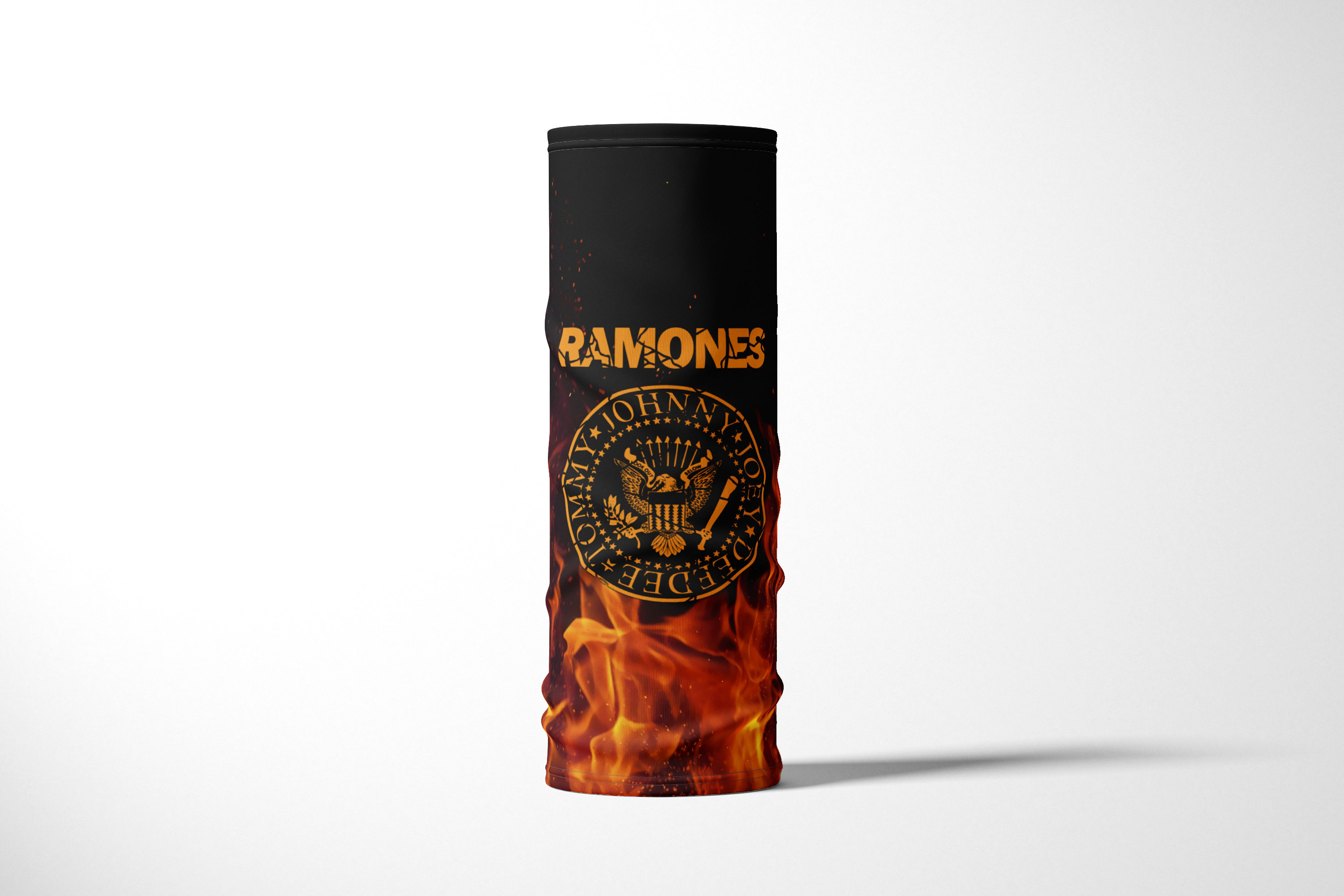 

Бандана / Бафф / Снуд-трансформер / Рок / Ramones, Черный;оранжевый, BBuffVM_VM1546035