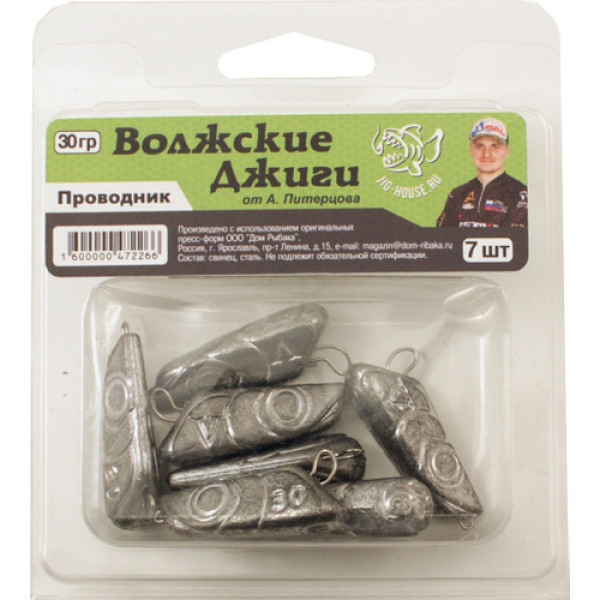 

Груз Volga jigs Проводник от Питерцова 30гр, 00-00021363