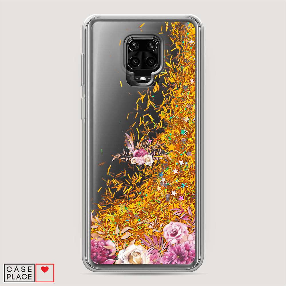 

Чехол Awog на Xiaomi Redmi Note 9S/Note 9 Pro "Нежные розовые цветы", Разноцветный, 37990-1