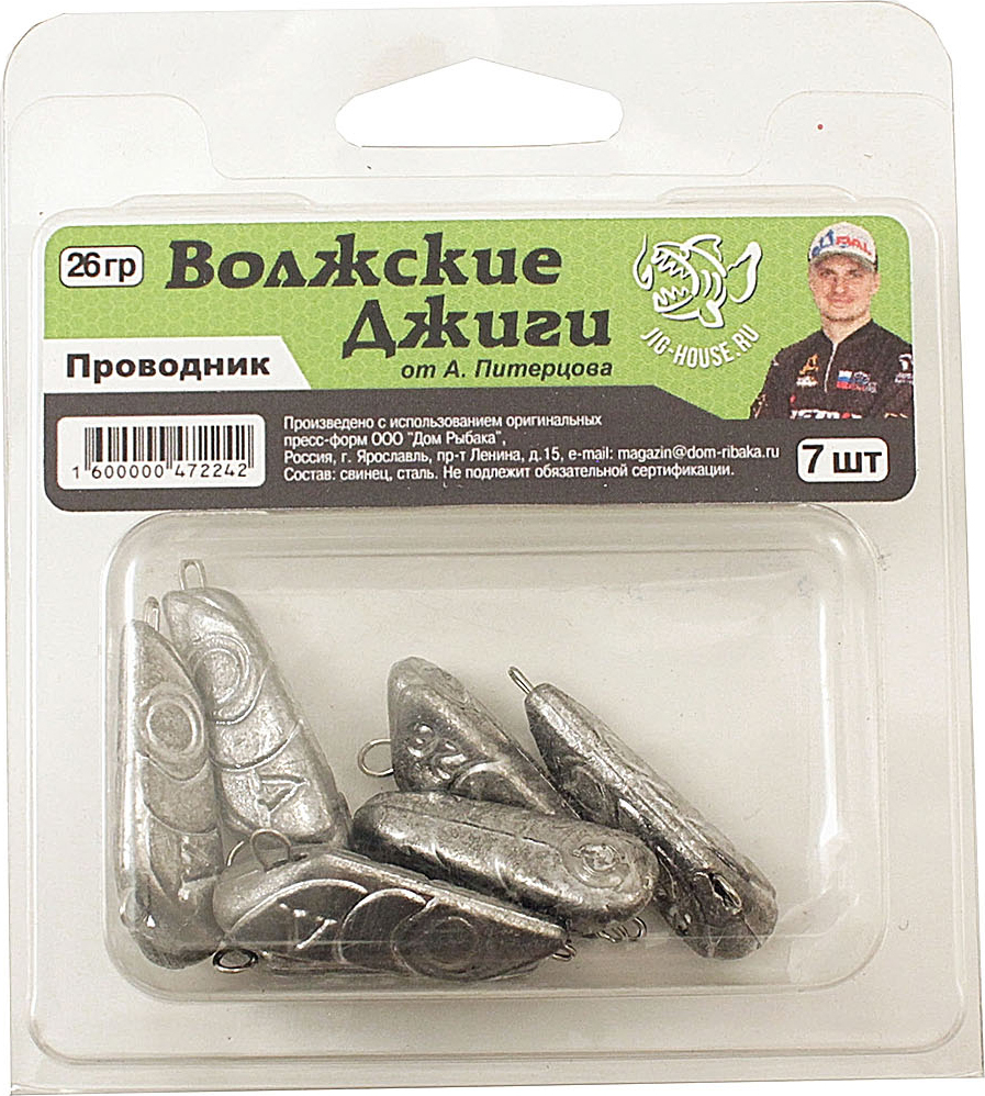 

Груз Volga jigs Проводник от Питерцова 26гр, 00-00021361
