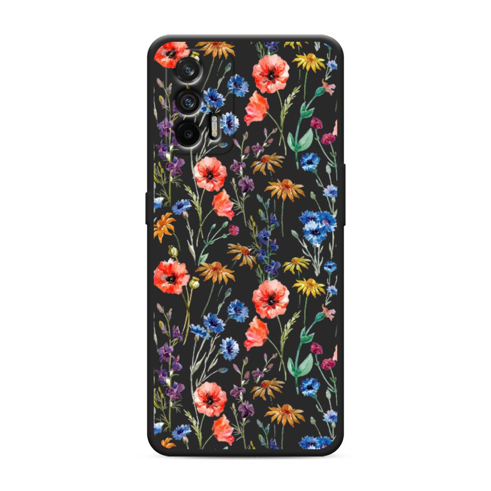 

Чехол Awog на Realme GT/Q3 Pro "Маки и васильки фон", 256352-1