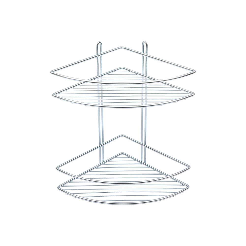 

Полка для ванной комнаты Rosenberg RUS-385320 угловая 2-х ярусная хром, RUS-385320