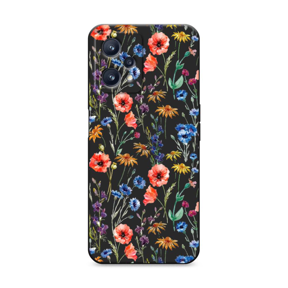 

Чехол Awog на Realme 9 "Маки и васильки фон", 257252-1