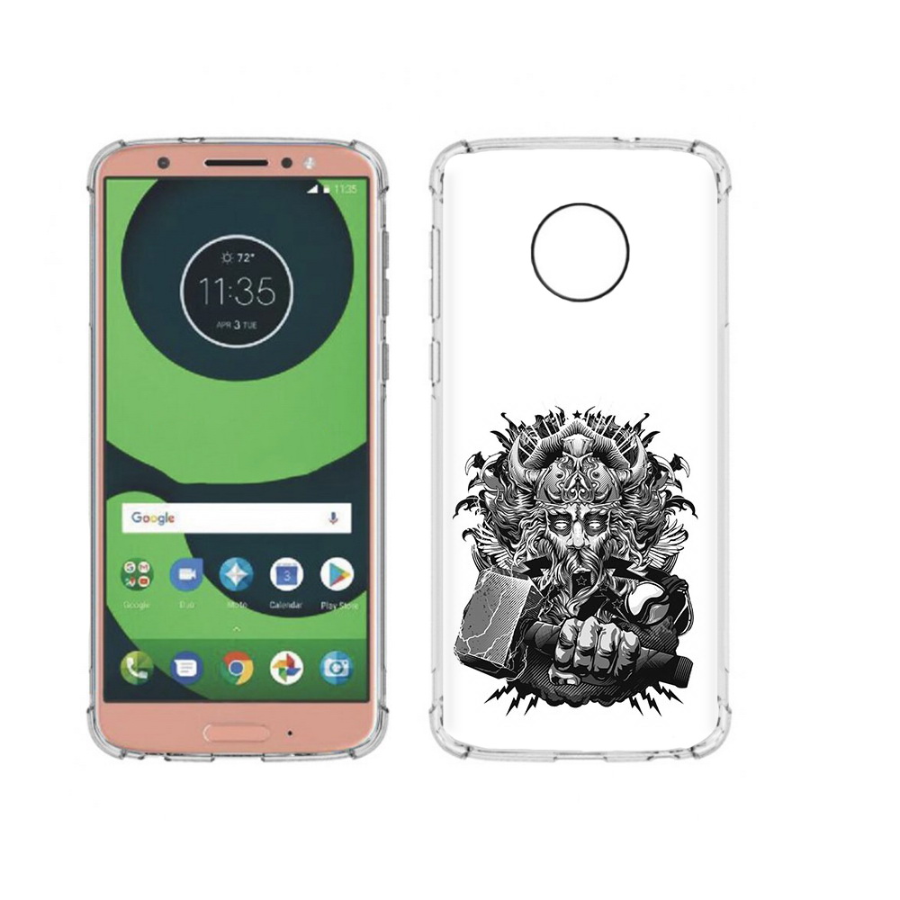 

Чехол MyPads Tocco для Motorola Moto G6 злой тор (PT99805.376.363), Прозрачный, Tocco