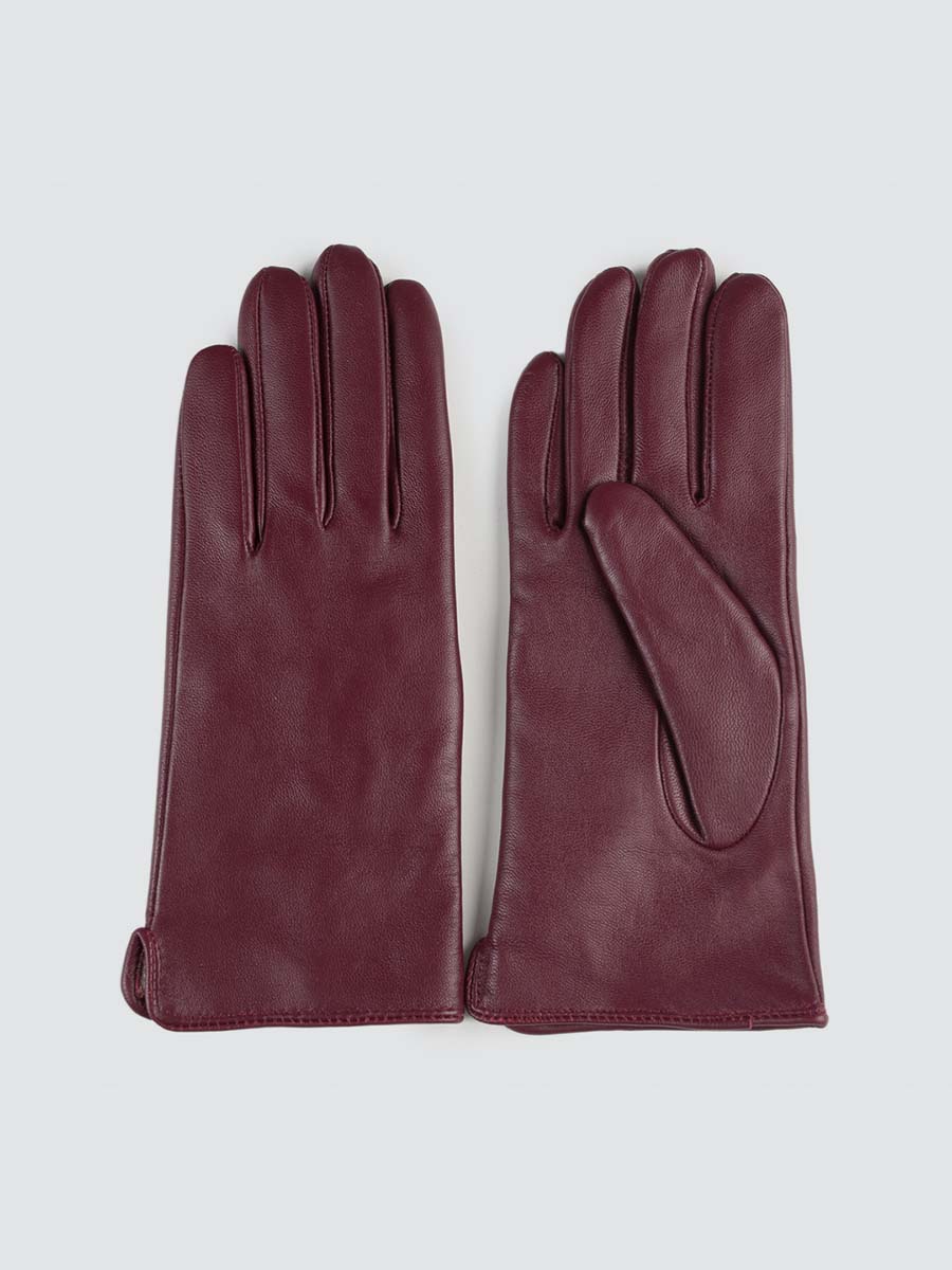 

Перчатки женские Marmalato 1026-001 бордовые, р. M, 1026-001