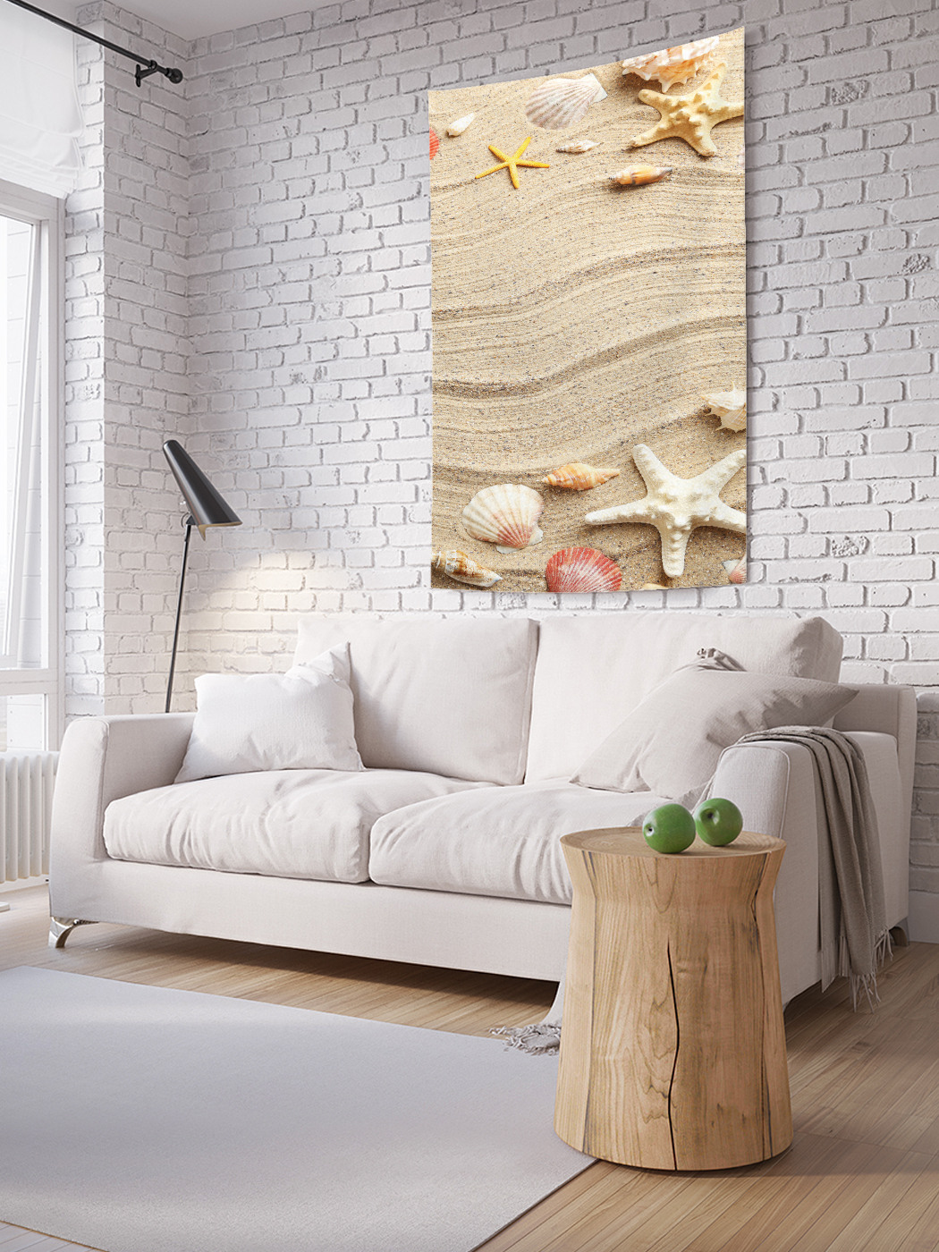 

Вертикальное фотопанно на стену JoyArty Волны песка 150x200 см, Волны песка