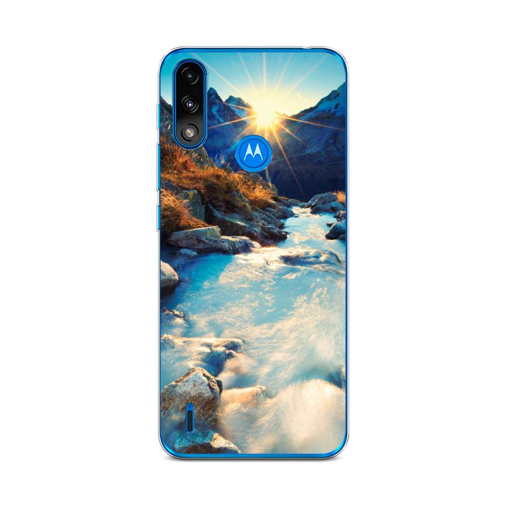 

Чехол Awog на Lenovo K13/Motorola Moto E7 Power "Восход 7", Разноцветный, 242450-4