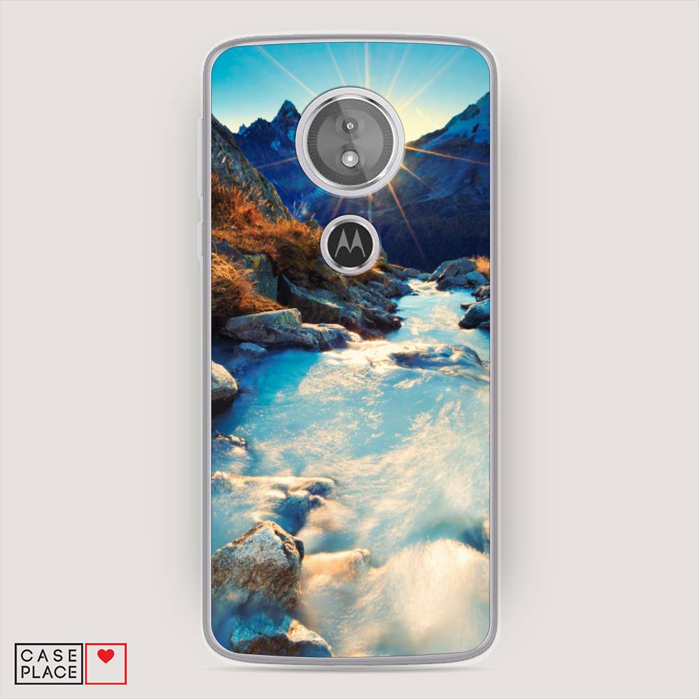 

Чехол Awog на Motorola Moto E5 / Моторола Мото E5 "Восход 7", Разноцветный, 241050-4