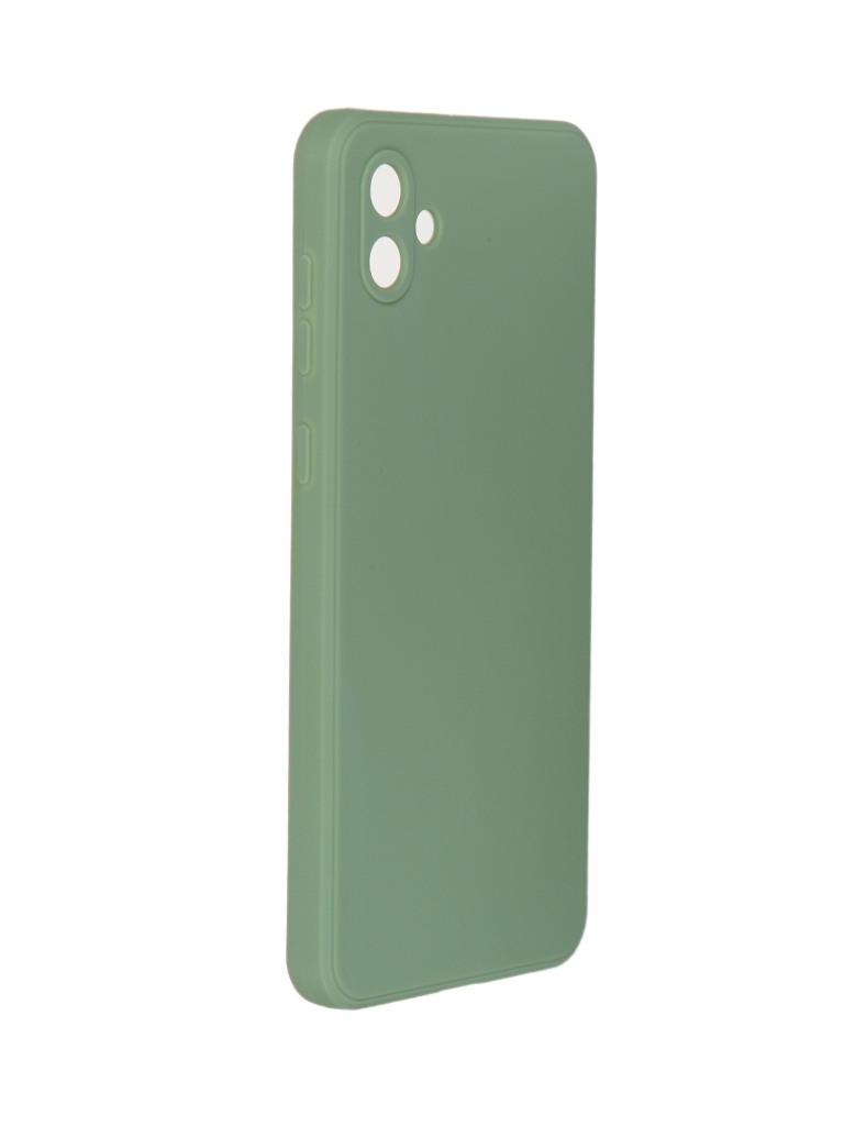 фото Чехол zibelino для samsung galaxy a04 4g soft matte с микрофиброй olive zsmf-sam-a045-olv