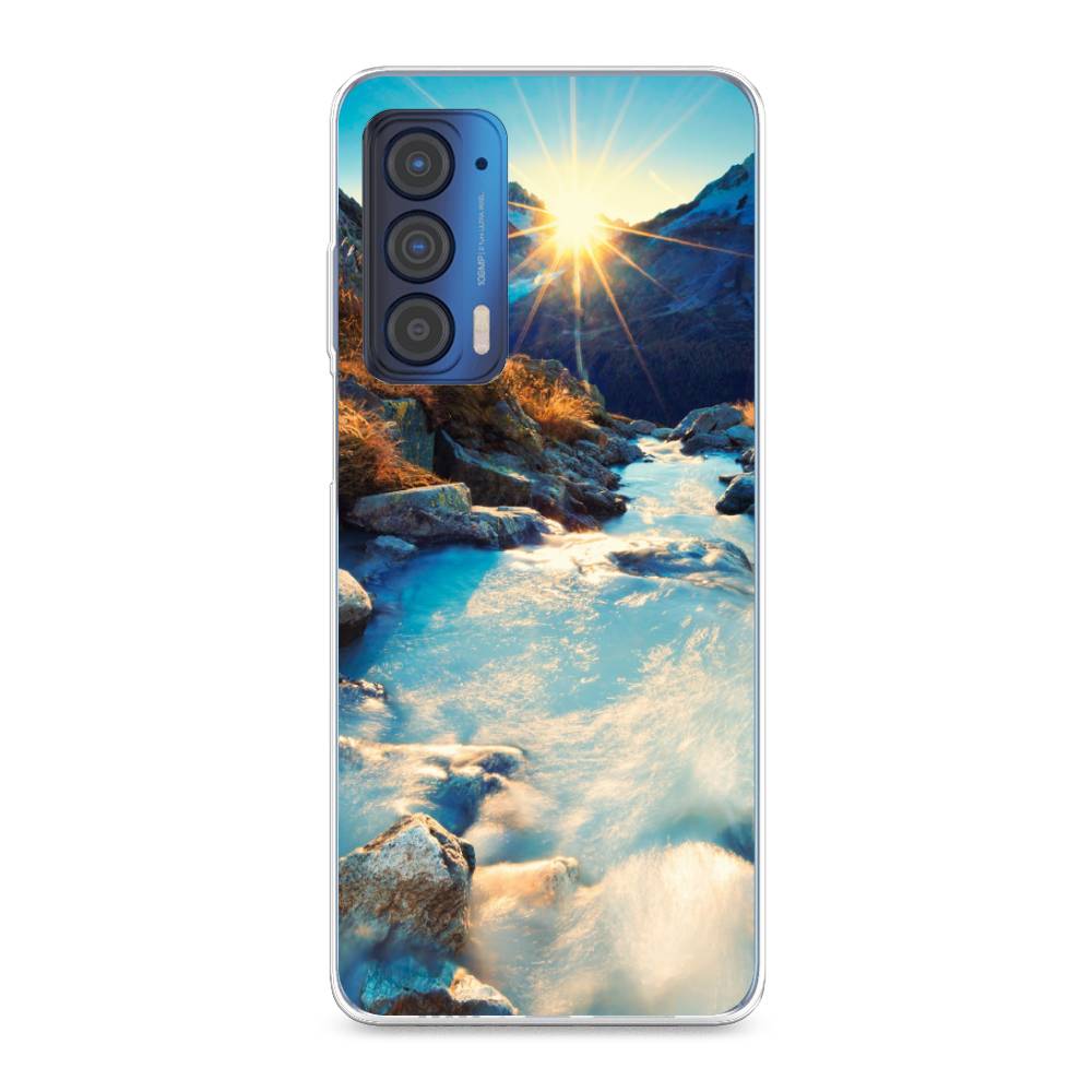 

Чехол Awog на Motorola Edge (2021) "Восход 7", Разноцветный, 242950-4