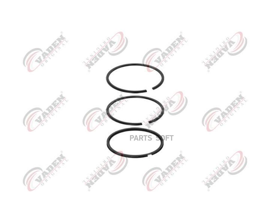 К-Кт Колец Компрессора D80,00Mm (+0,50) 2,50+2,50+4,00 VADEN арт. 801202