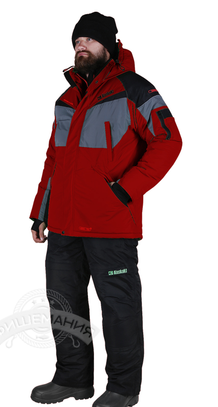 

Зимний костюм Alaskan Dakota красный/серый/черный (XL (52-54))