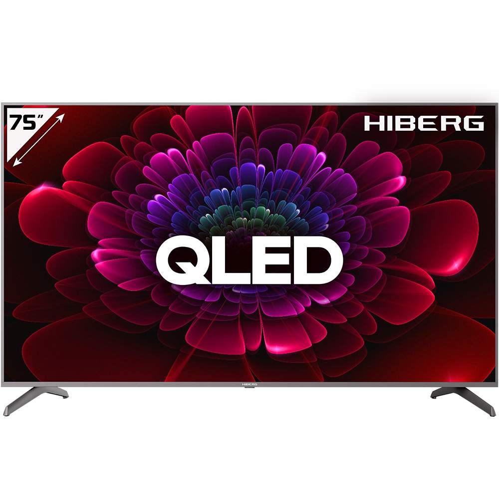 

Телевизор Hiberg QLED 75Y, 75"(190 см), UHD 4K, Черный, QLED 75Y