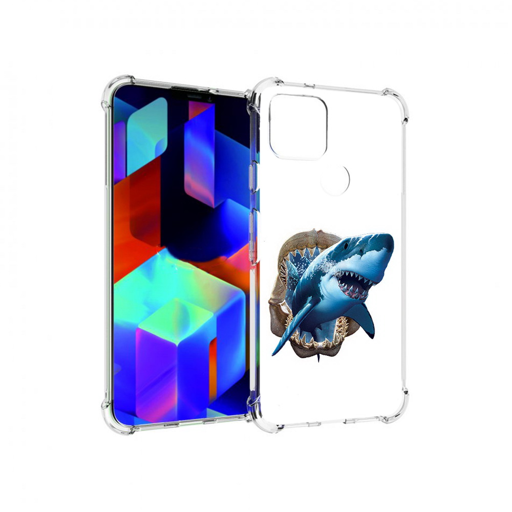 

Чехол MyPads Tocco для Google Pixel 5 челюсти, Прозрачный, Tocco