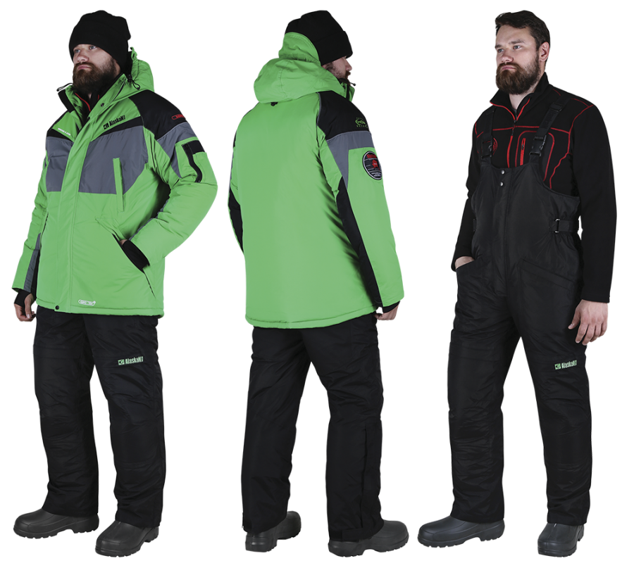 

Зимний костюм Alaskan Dakota зеленый/черный (XL (52-54) /017280)
