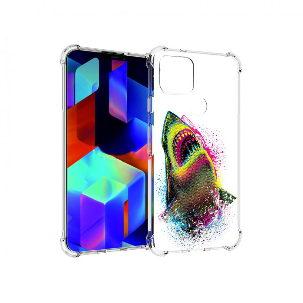 

Чехол MyPads Tocco для Google Pixel 5 челюсти-2, Прозрачный, Tocco
