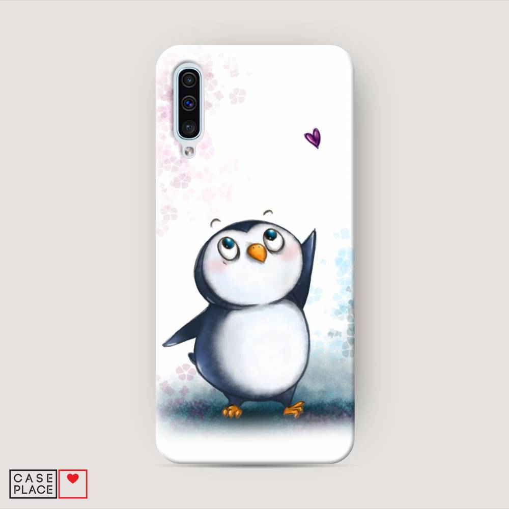 

Пластиковый чехол "Пингвин и сердечко" на Samsung Galaxy A50, 27720-1