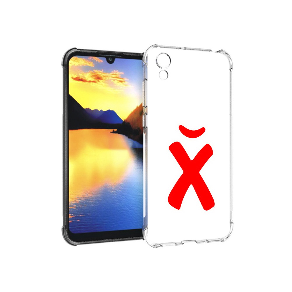 

Чехол MyPads Tocco для Huawei Y5 абстракция буква х, Прозрачный, Tocco