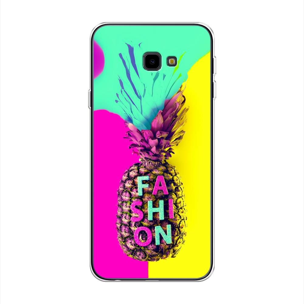 

Чехол Awog на Samsung Galaxy J4 + "Кислотный ананас", Желтый;розовый;голубой, 26850-10