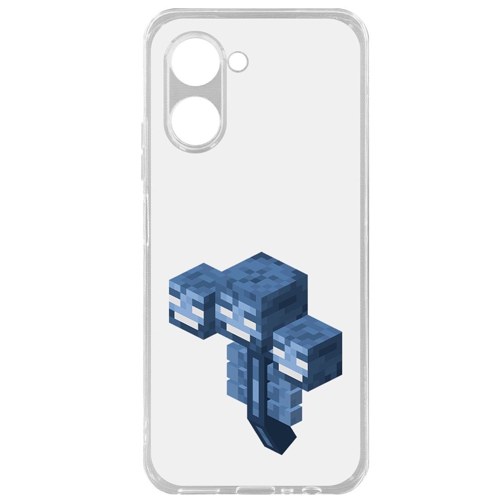 

Чехол-накладка Krutoff Clear Case Minecraft-Иссушитель для Realme C33 2023, Прозрачный