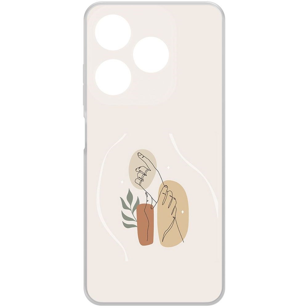 

Чехол-накладка Krutoff Clear Case Тонкость для TECNO Spark 10C, Прозрачный