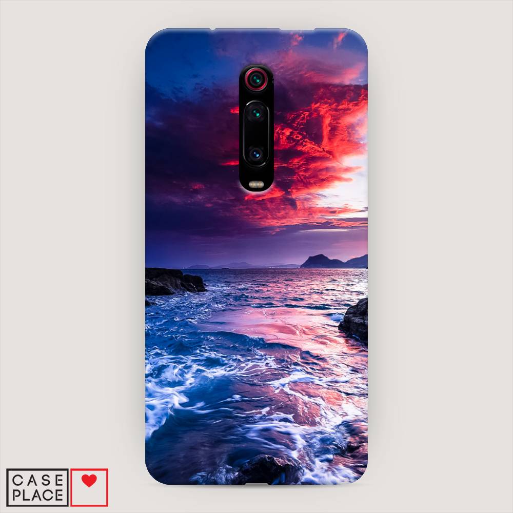 

Пластиковый чехол "Волны 1" на Xiaomi Redmi K20 Pro, 35620-3