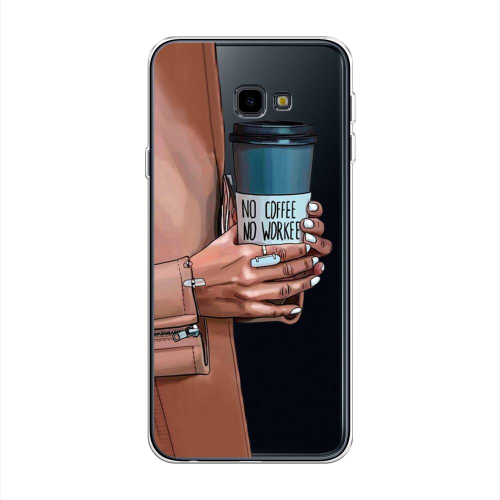 

Чехол Awog на Samsung Galaxy J4 + "No coffee", Коричневый;серый, 26850-7