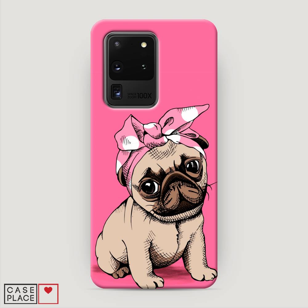 фото Пластиковый чехол "dog pin-up" на samsung galaxy s20 ultra awog