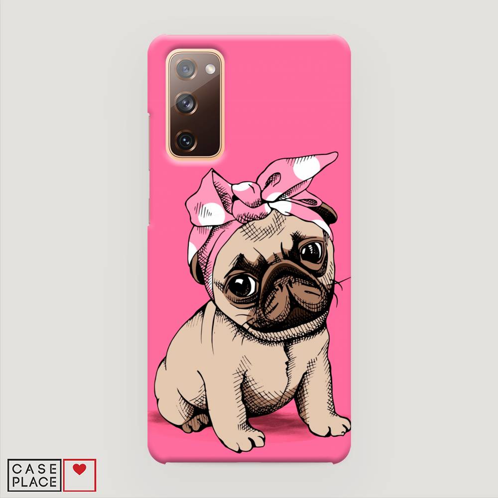 фото Пластиковый чехол "dog pin-up" на samsung galaxy s20 fe awog