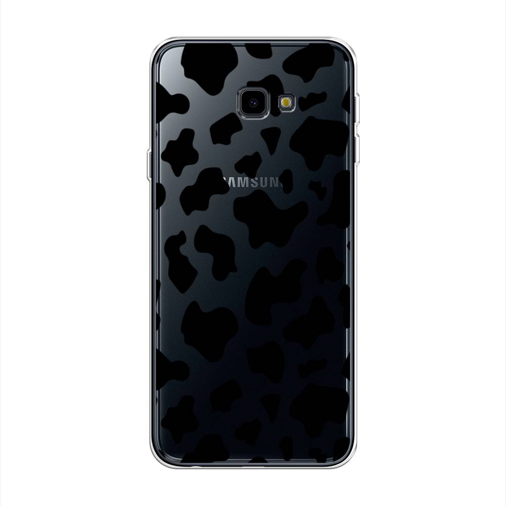 

Чехол Awog на Samsung Galaxy J4 + "Пятна коровы черные", Черный, 26850-2