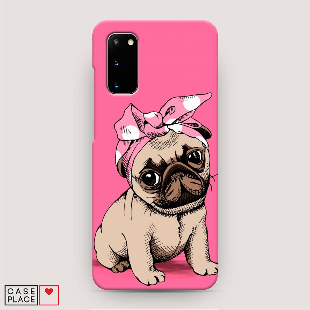 фото Пластиковый чехол "dog pin-up" на samsung galaxy s20 awog