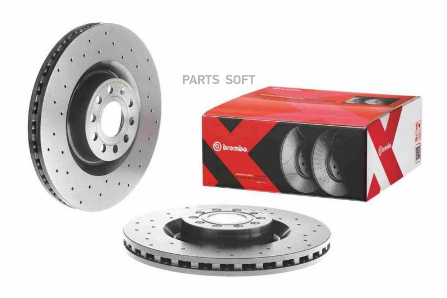 

Диск Тормозной Передний Перфорированный 1Шт brembo 09C8921X