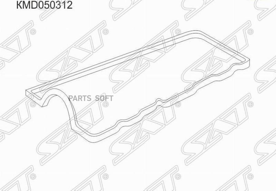 

Sat Kmd050312 Прокладка Клапанной Крышки Mmc 4D56+T, Hy Galloper/Terracan 1Шт