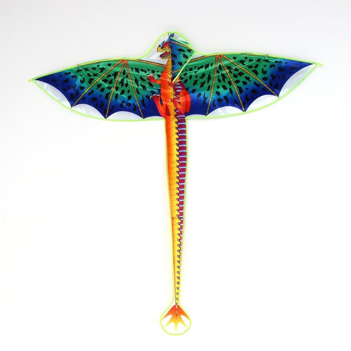 Воздушный змей Дракон», с леской, цвета МИКС