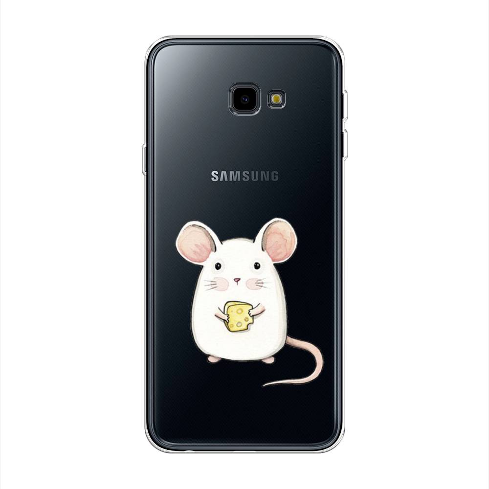 

Чехол Awog на Samsung Galaxy J4 + "Мышка", Белый;розовый;прозрачный, 26850-1
