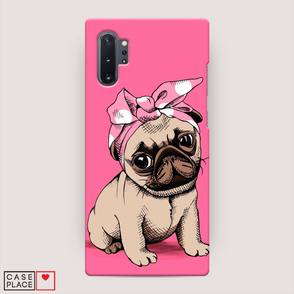 фото Пластиковый чехол "dog pin-up" на samsung galaxy note 10 + awog