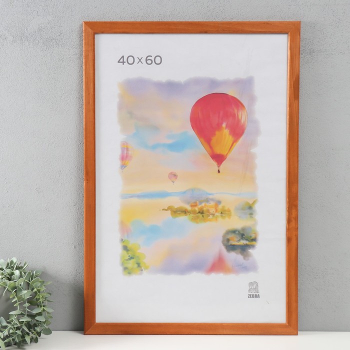 

Фоторамка дерево 40х60 см, орех (2501) (пластиковый экран)
