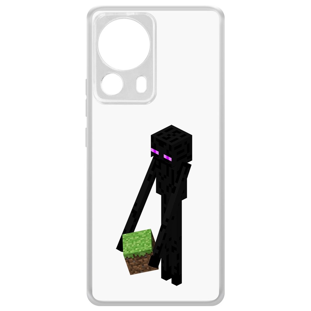 

Чехол-накладка Krutoff Clear Case Minecraft-Эндермен для Xiaomi 13 Lite, Прозрачный