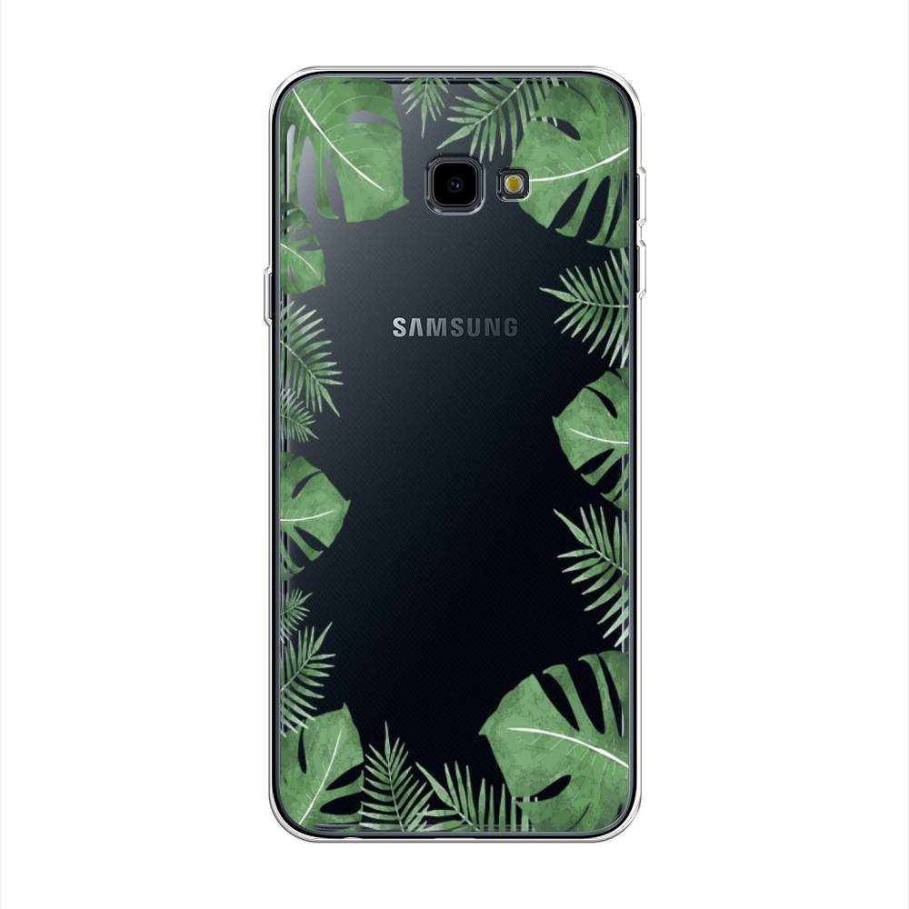 

Чехол Awog на Samsung Galaxy J4 + "Листья папоротника рамка", Зеленый, 26850-8