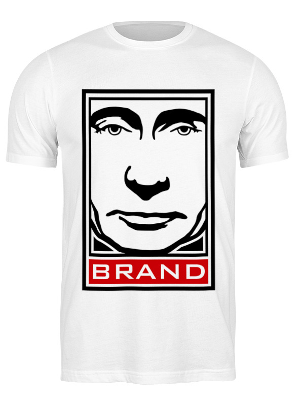 

Футболка мужская Printio Brand белая S, Белый, Brand