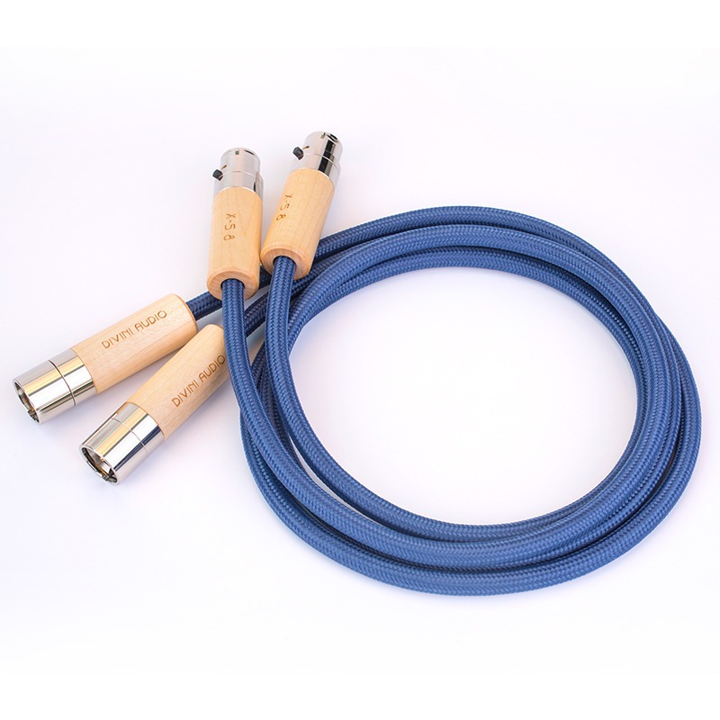 фото Кабель аудио 2xxlr - 2xxlr divini audio x-s8 7n occ cable xlr 1.5m