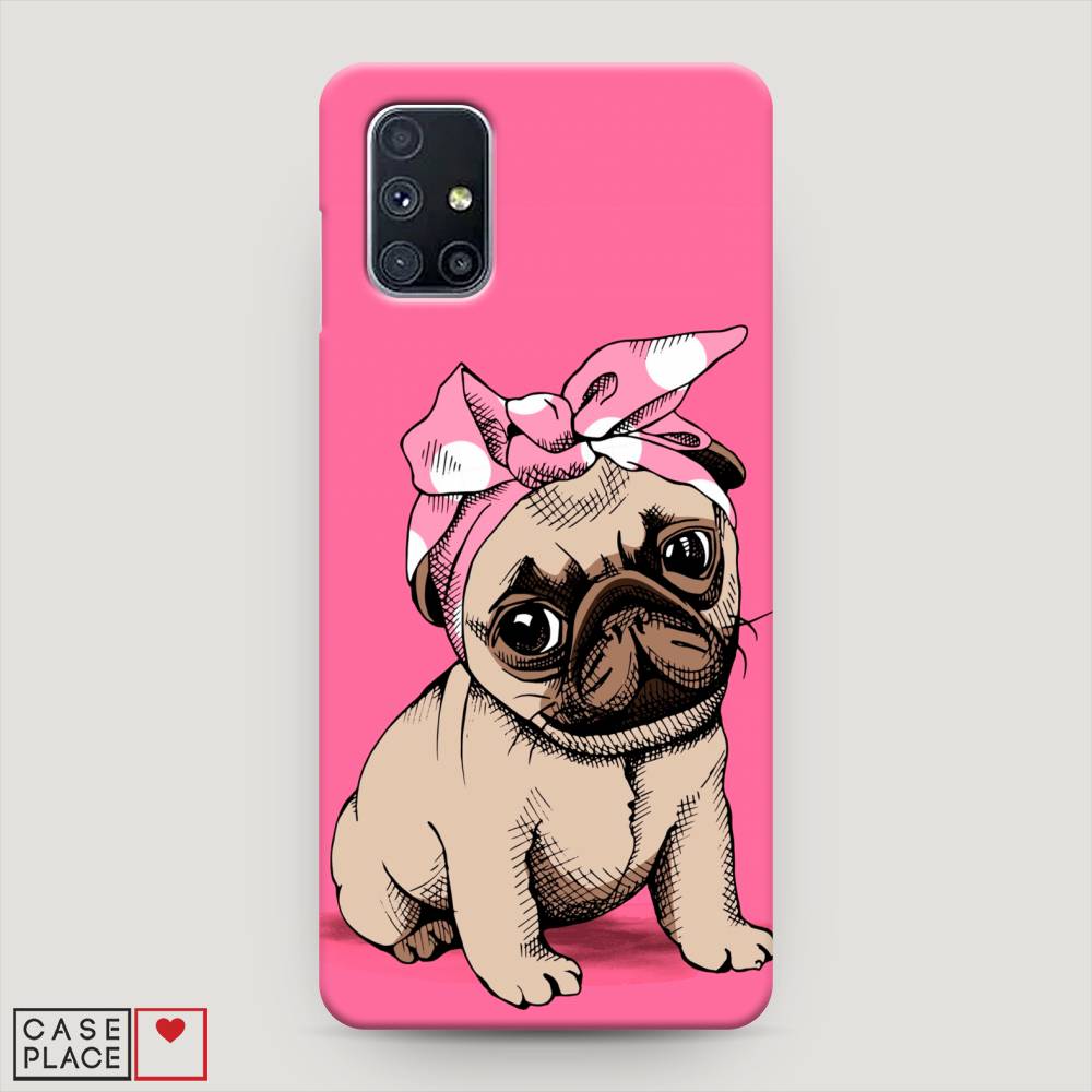 фото Пластиковый чехол "dog pin-up" на samsung galaxy m51 awog