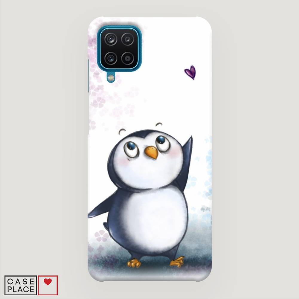 

Пластиковый чехол "Пингвин и сердечко" на Samsung Galaxy A12, 2101620-1