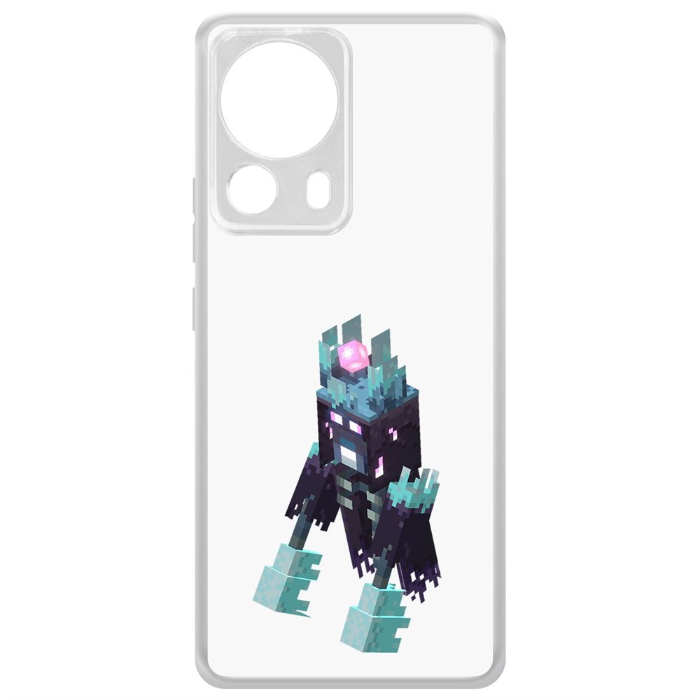 

Чехол-накладка Krutoff Clear Case Minecraft-Несчастный Призрак для Xiaomi 13 Lite, Прозрачный